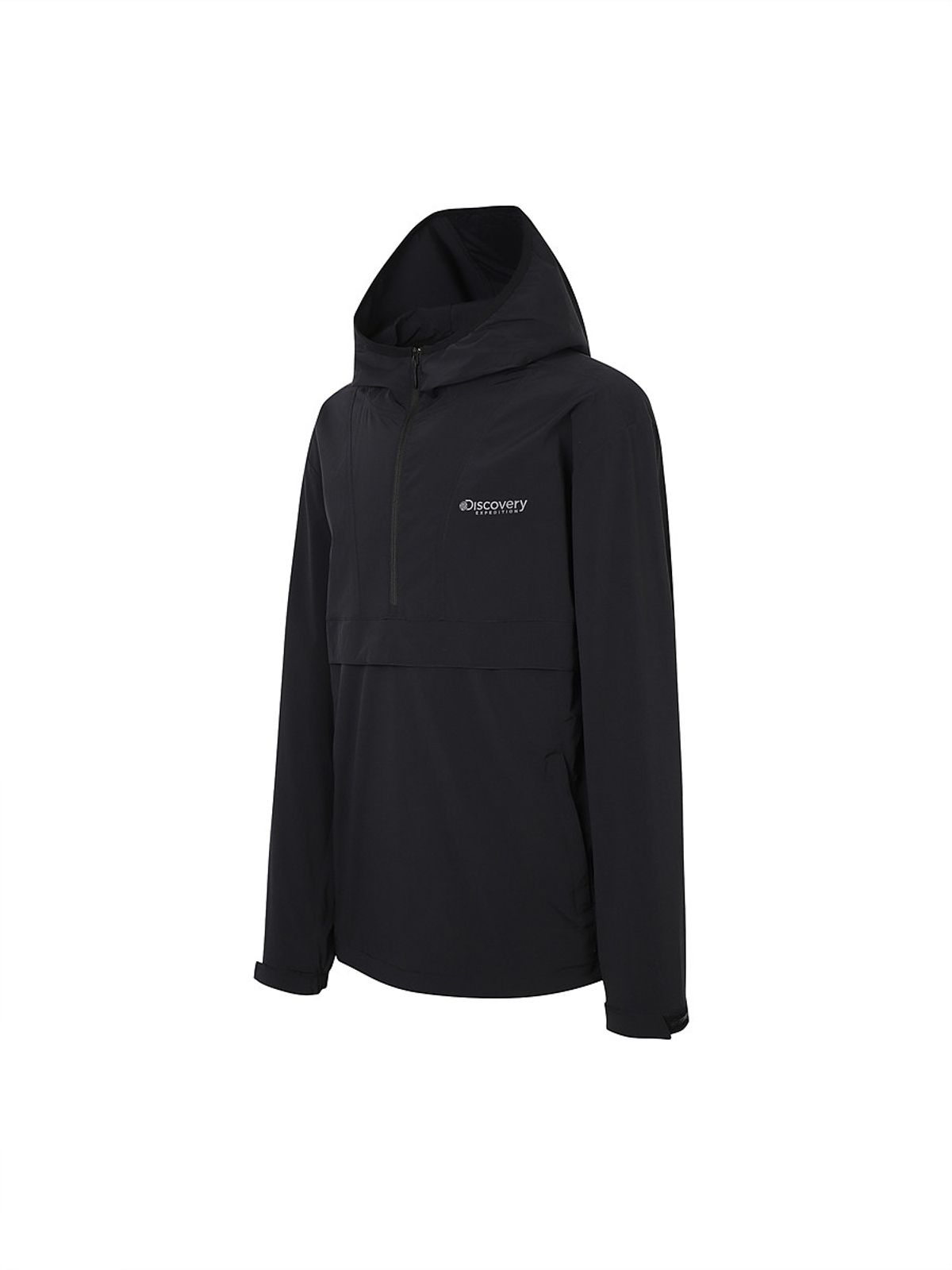 디스커버리 익스페디션(DISCOVERY EXPEDITION) 프레시벤트 남성 폴튼 경량 트레이닝 아노락 (BLACK)