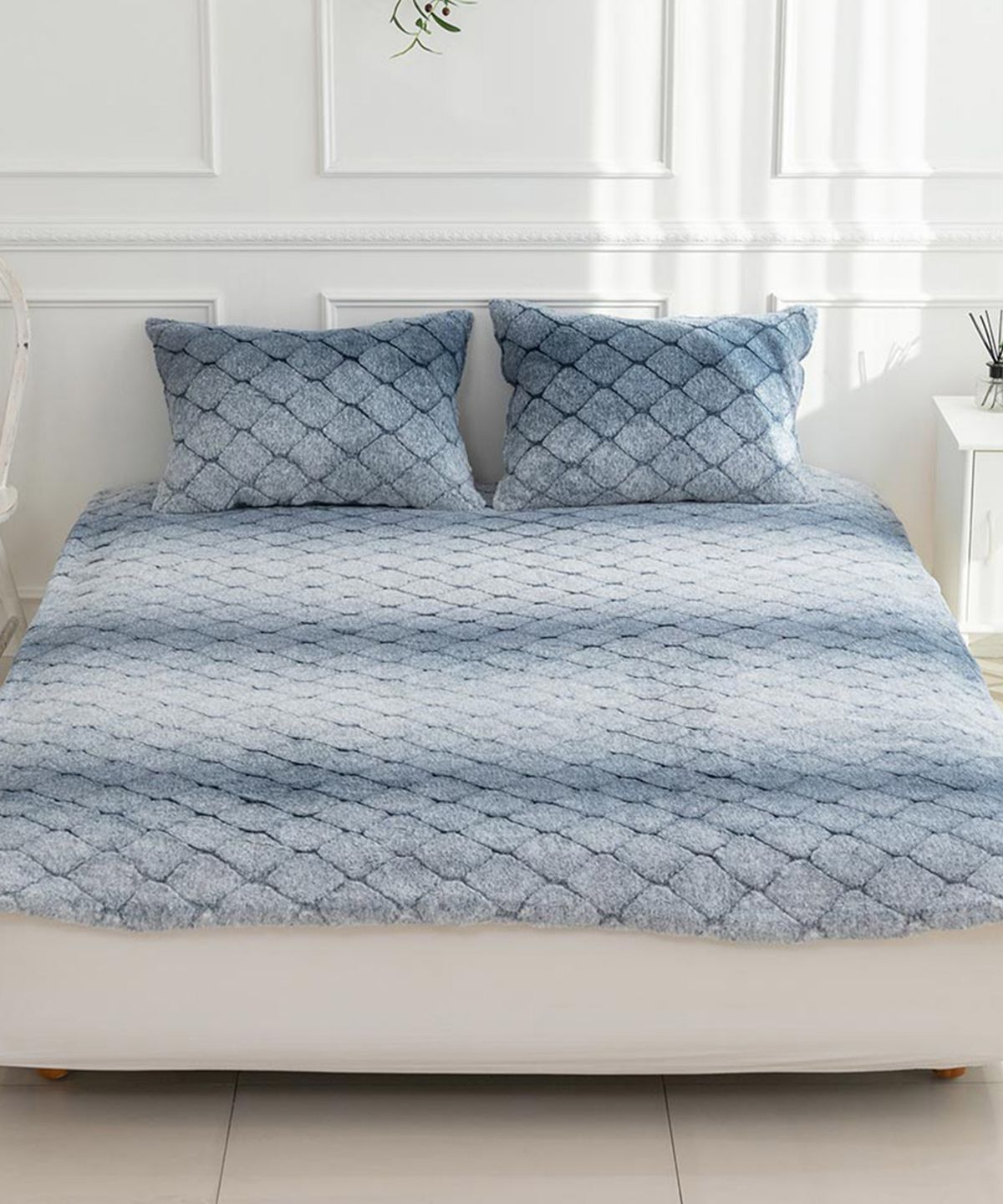 샤이닝홈(SHININGHOME) 마인 벨벳브리즈 극세사 침대패드 S/Q 2size 4컬러