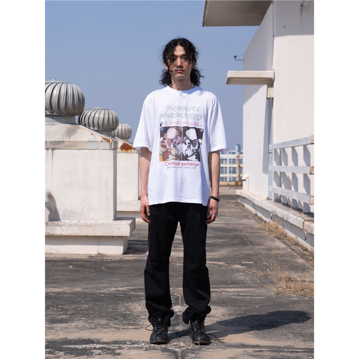 모스키토 머더러스(MOSQUITO MURDERERS) Chemical exchange T-SHIRT