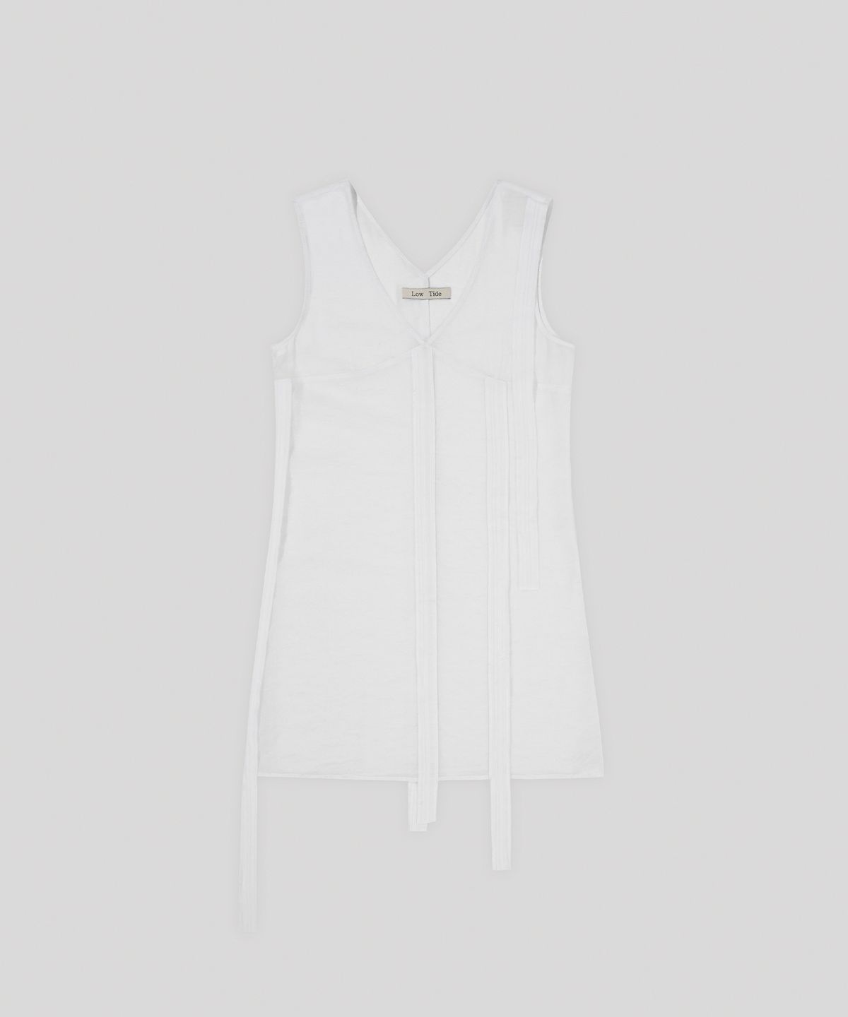 로우타이드(LOW TIDE) SHEER LAYERED DRESS [WHITE]