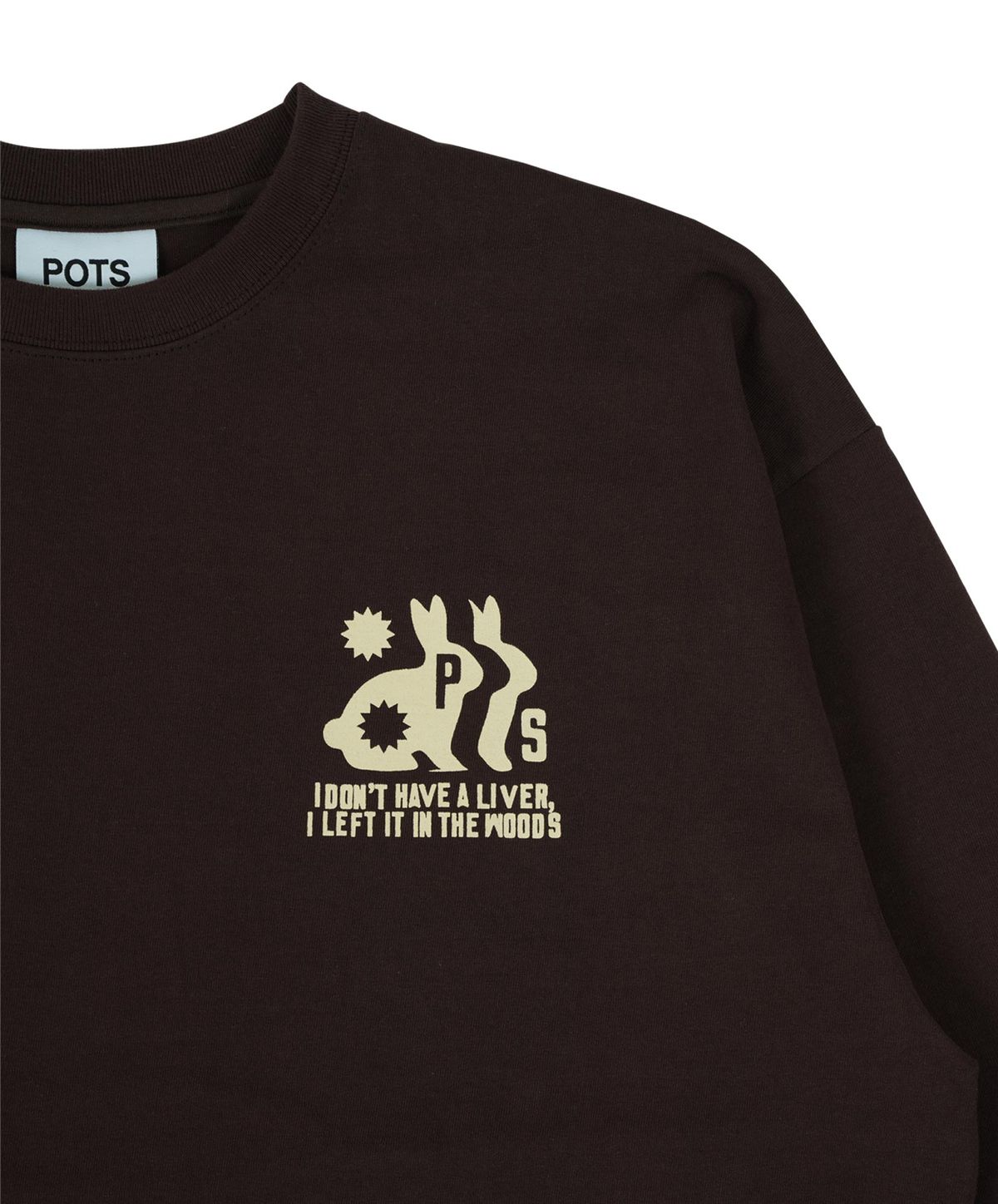 퍼츠(POTS) HARES LIVER LONG SLEEVE [BROWN]
