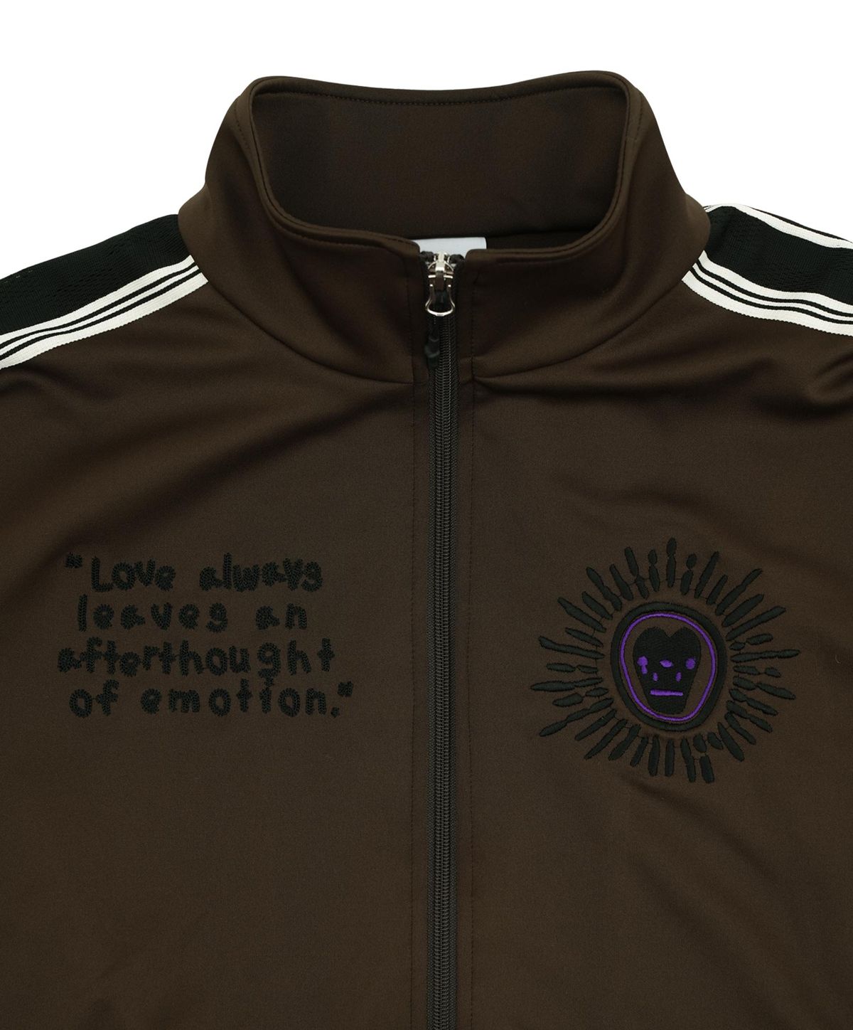 퍼츠(POTS) LOVE EMOTION TRACK JACKET [BROWN]