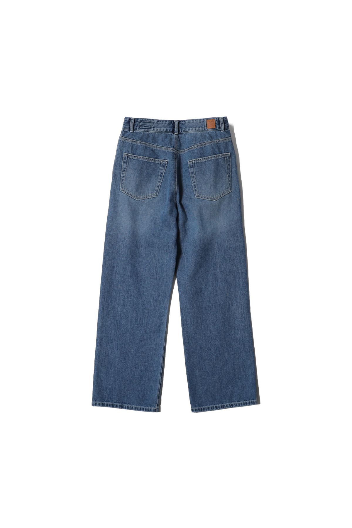홀리선(HORLISUN) Corrigin One Tuck Denim Pants Normal Navy