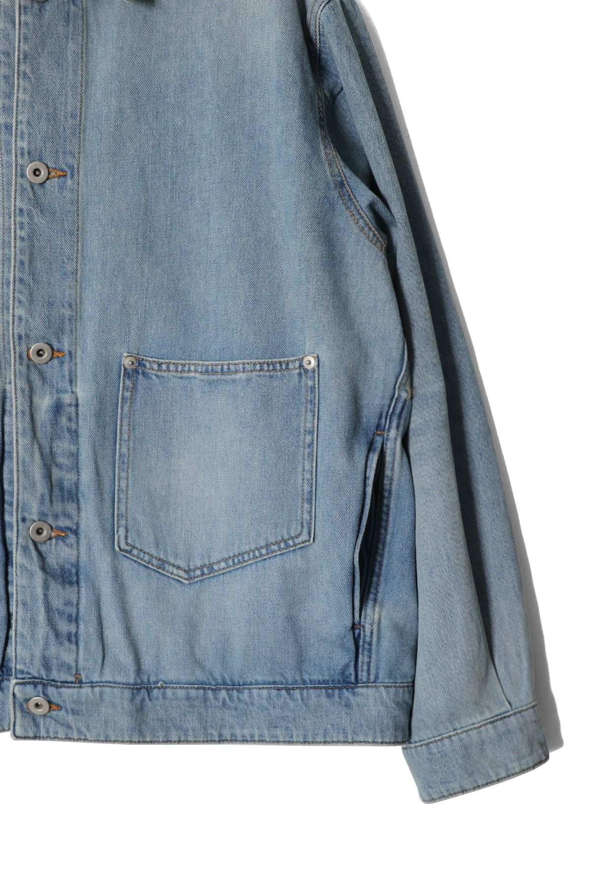 홀리선(HORLISUN) Liverty Trucker Denim Jacket Light Blue