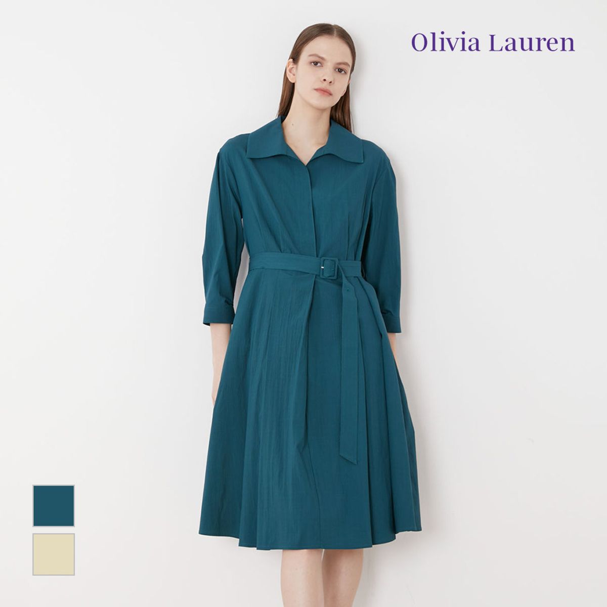올리비아로렌(OLIVIALAUREN) 플레어 원피스_VOCOA3M3251