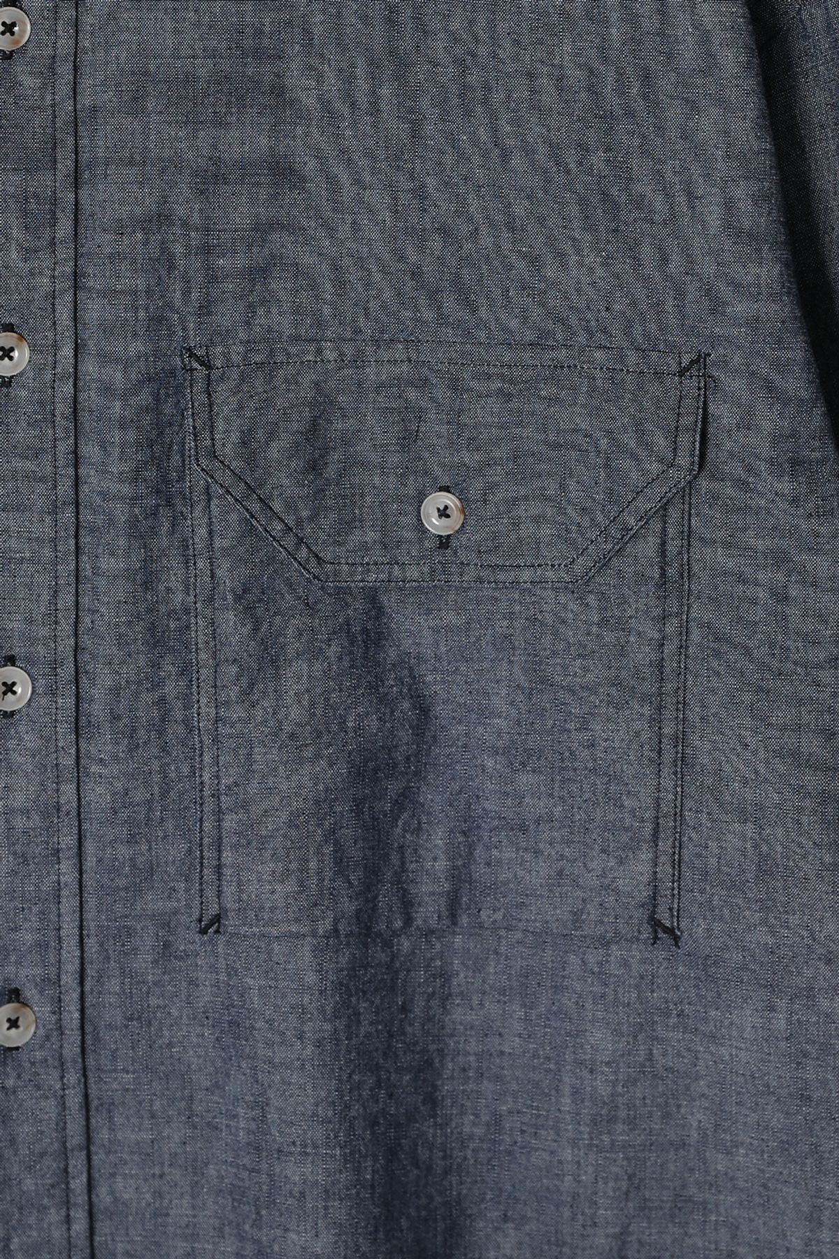 홀리선(HORLISUN) Jane Chambray Shirt Navy