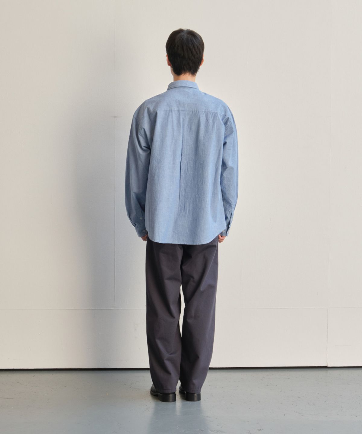 홀리선(HORLISUN) Jane Chambray Shirt Light Blue