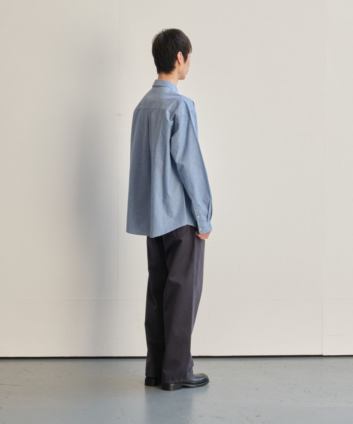 홀리선(HORLISUN) Jane Chambray Shirt Light Blue
