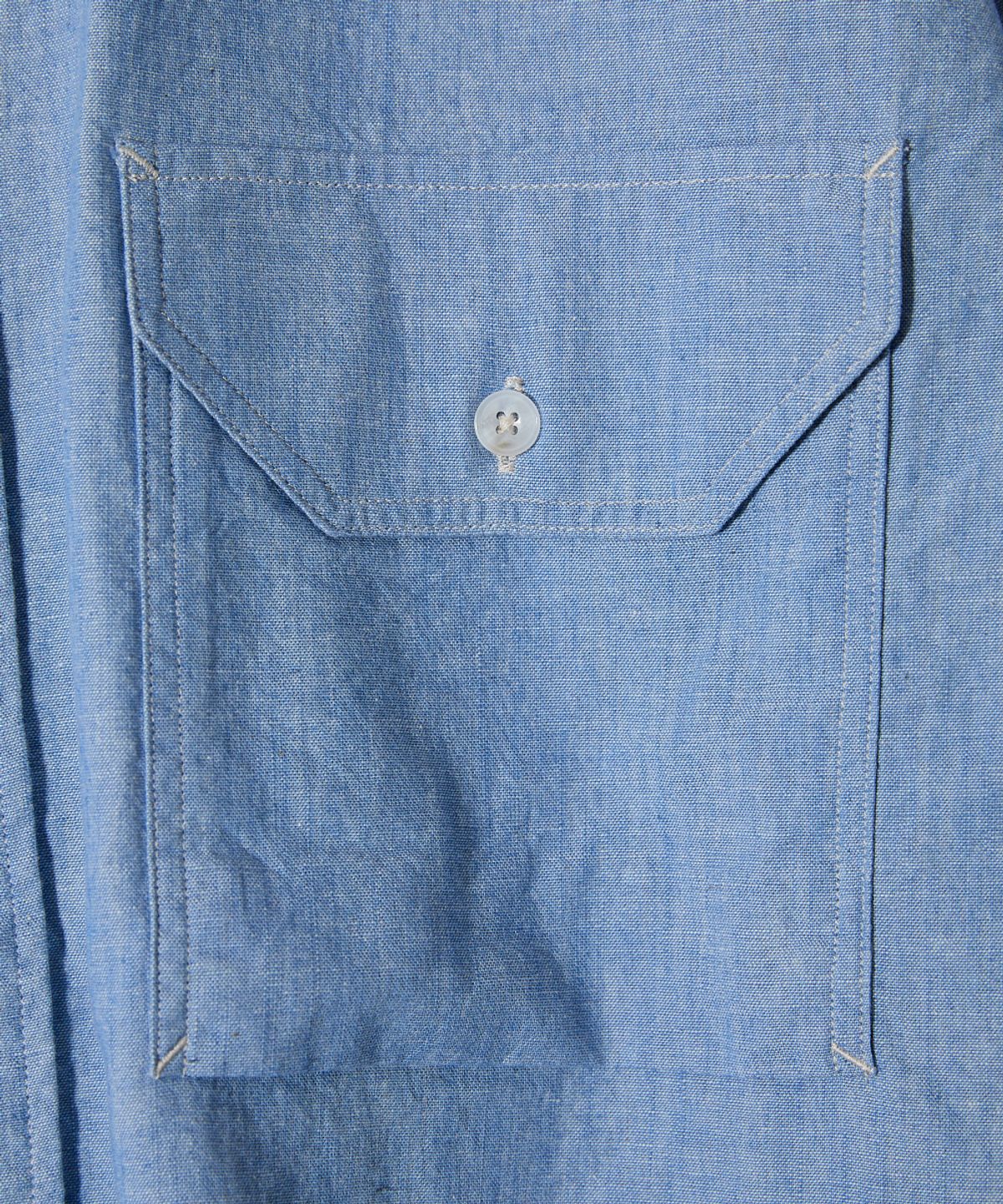 홀리선(HORLISUN) Jane Chambray Shirt Light Blue