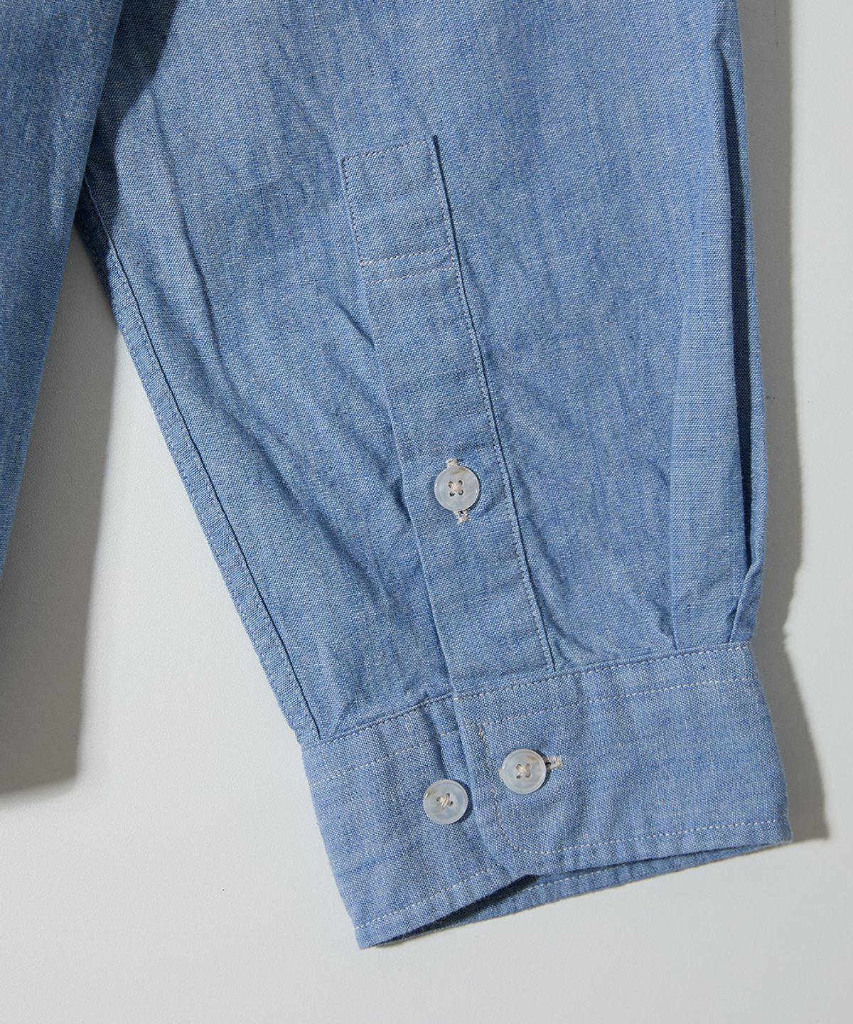 홀리선(HORLISUN) Jane Chambray Shirt Light Blue