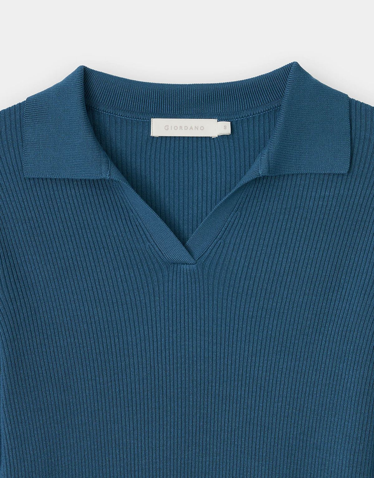 지오다노(GIORDANO) 골지 오픈카라 니트(12GG) 355515 [4color]