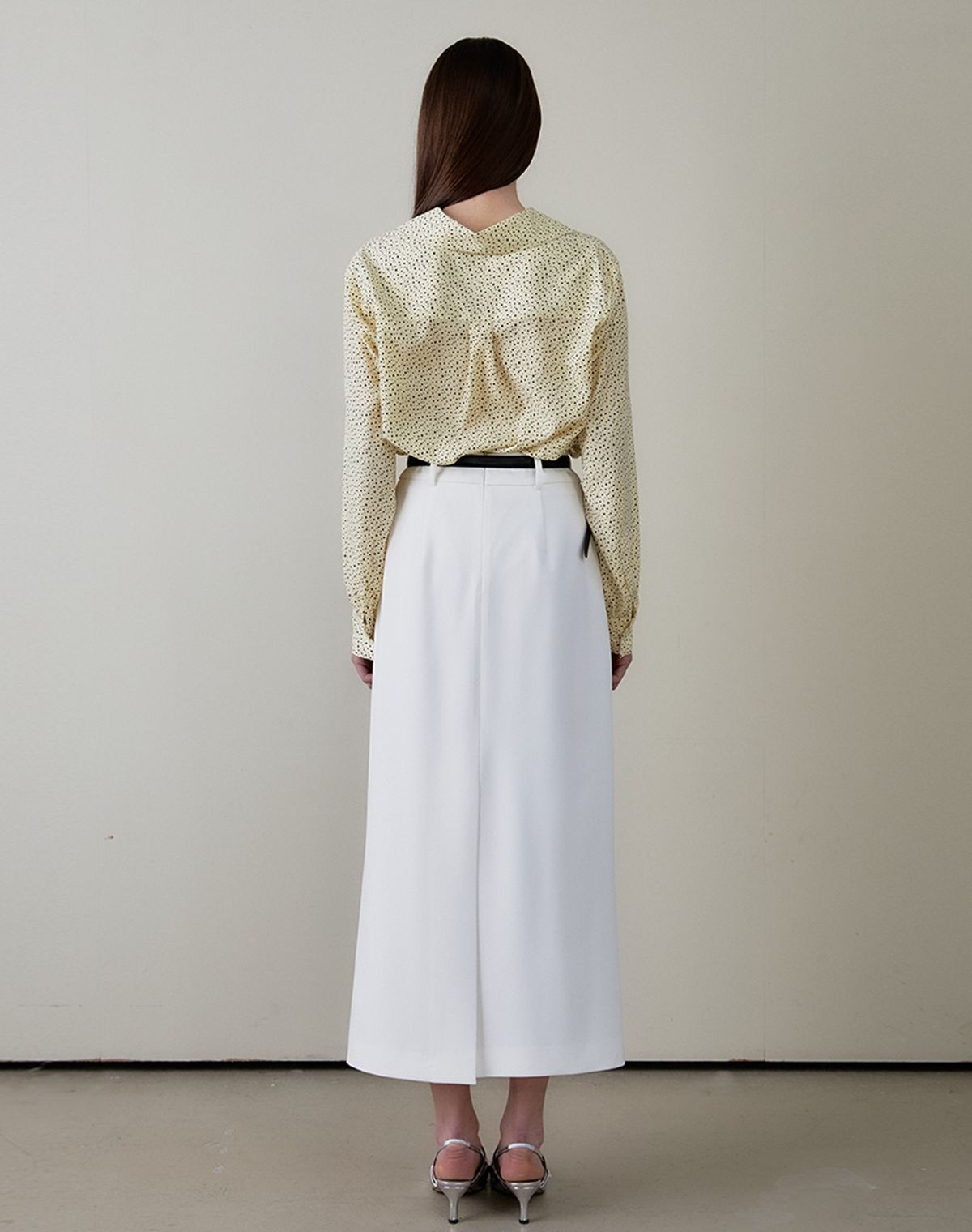 지에마르(GIEMAR) DOT BLOUSE YELLOW 도트 블라우스 옐로우