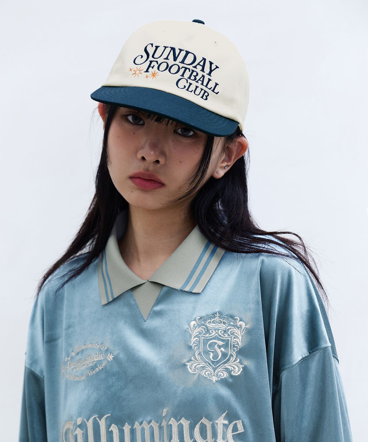 필루미네이트(FILLUMINATE) 선데이 풋볼 클럽 캡-네이비