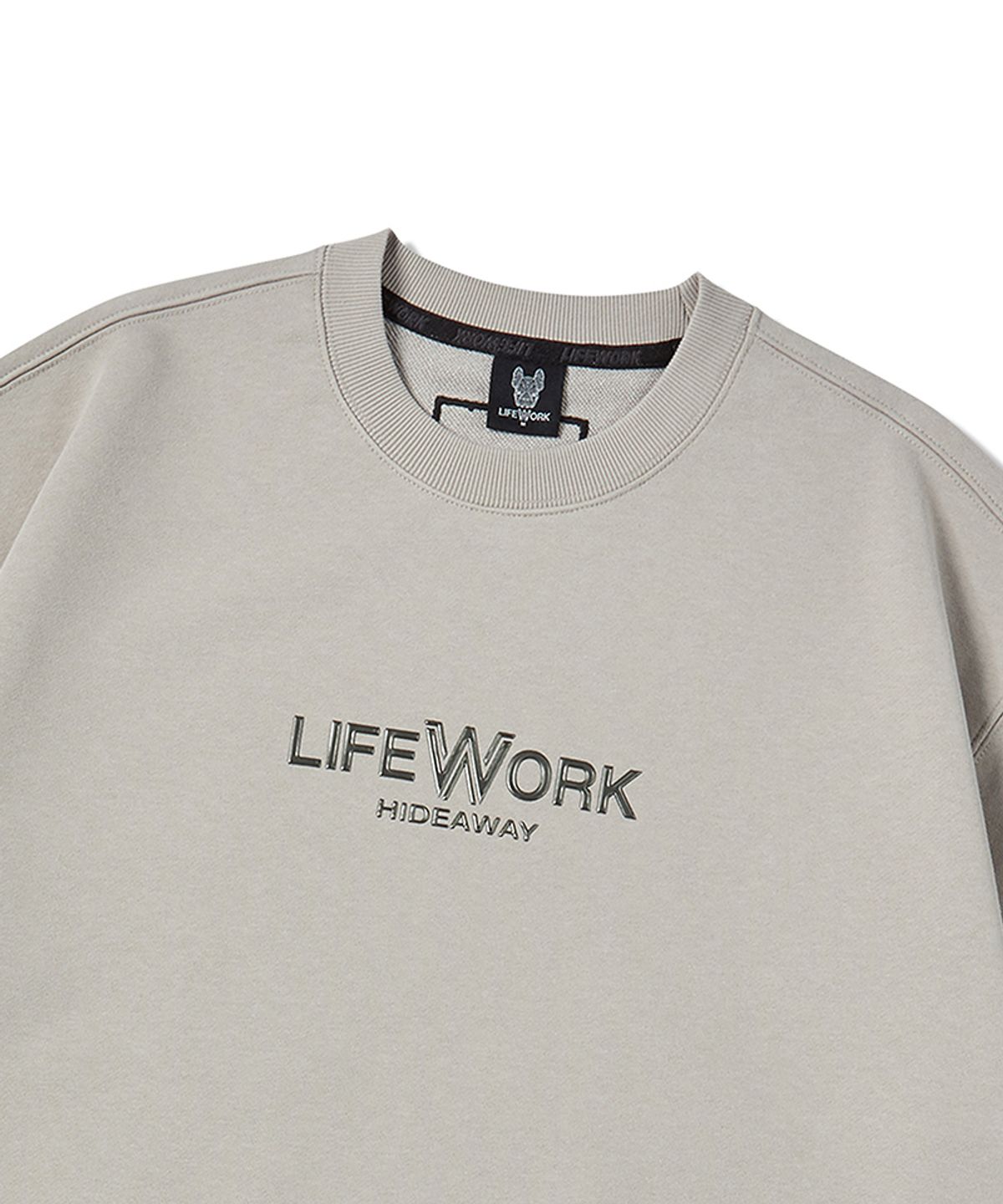 라이프워크(LIFEWORK) 올데이 반팔 맨투맨