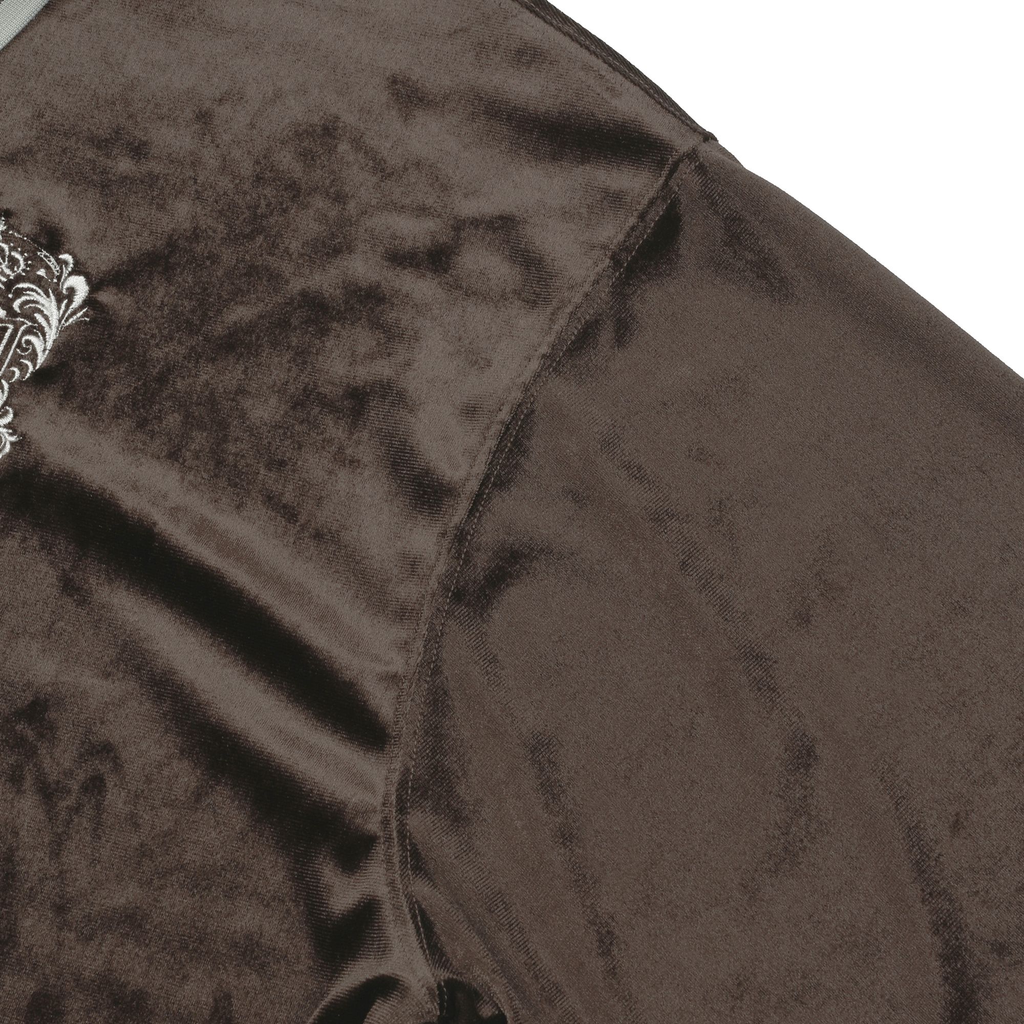 Tシャツ・カットソー [FILLUMINATE] Velour collar long sleeve MUSINSA | FILLUMINATE Velour Collar Long Sleeve-Brown