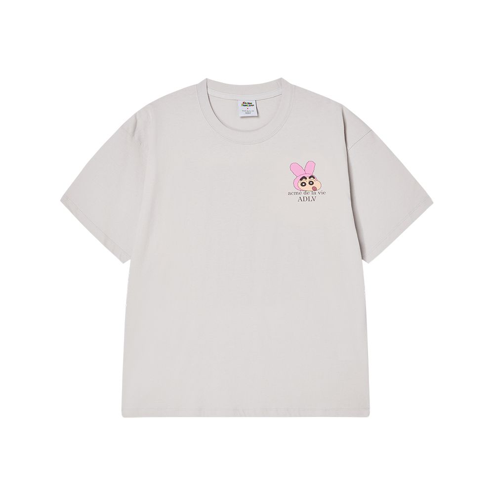 MUSINSA | acmé de la vie FUZZY RABBIT SHINCHAN SHORT SLEEVE