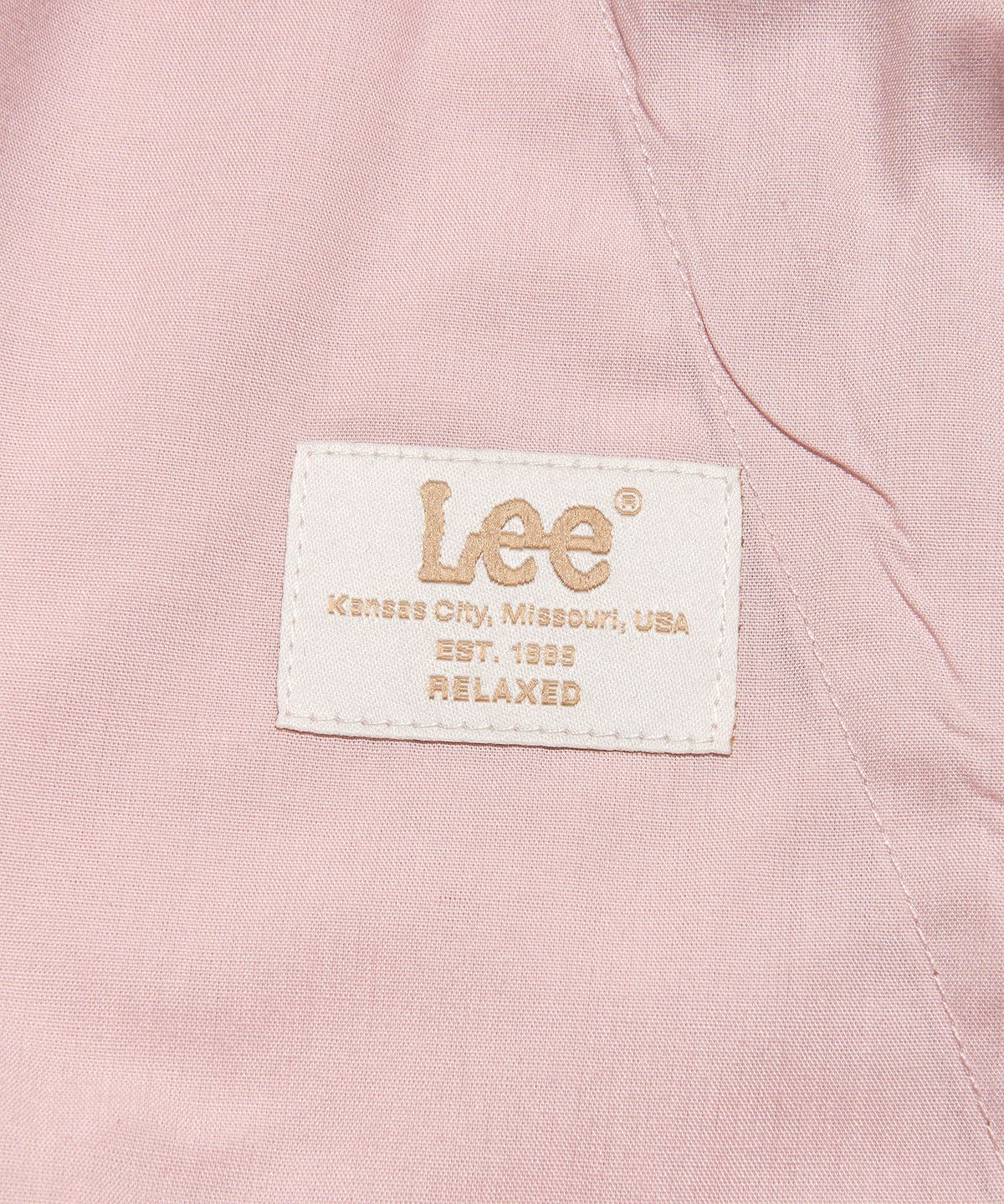 리(LEE) 우먼 나일론 리본 카고 팬츠 핑크