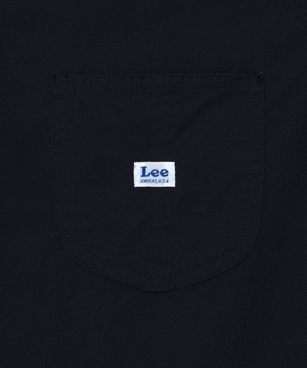 리(LEE) 우먼 오버핏 셔츠 미디 원피스 네이비