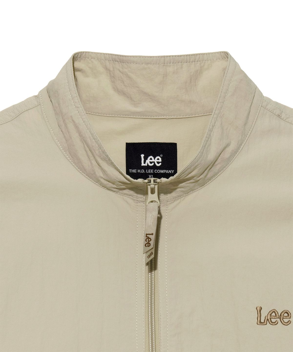 리(LEE) 나일론 반팔 아노락 라이트 베이지