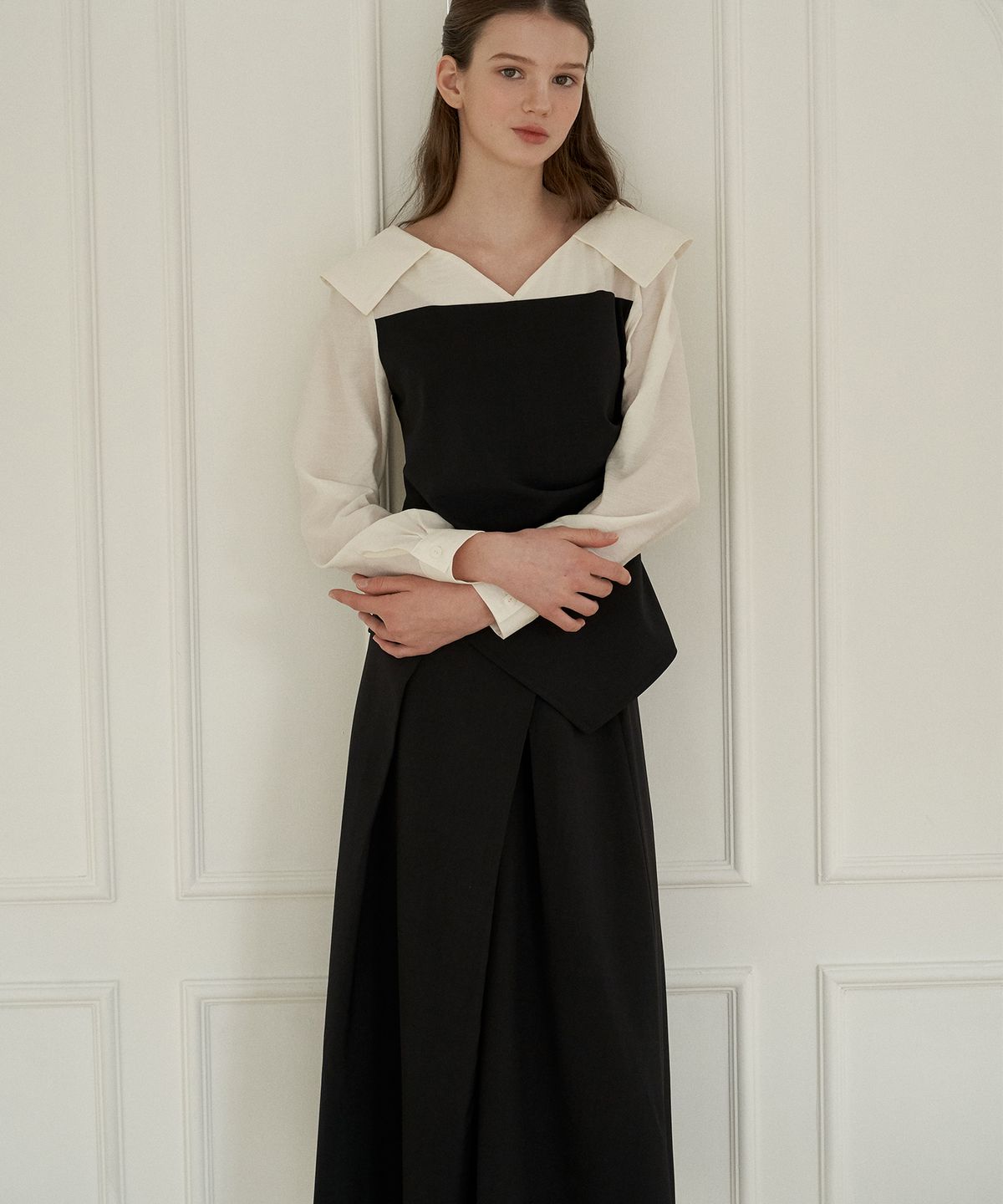 플로브(FLOVE) CLASSIC BLOOM SKIRT(BK)