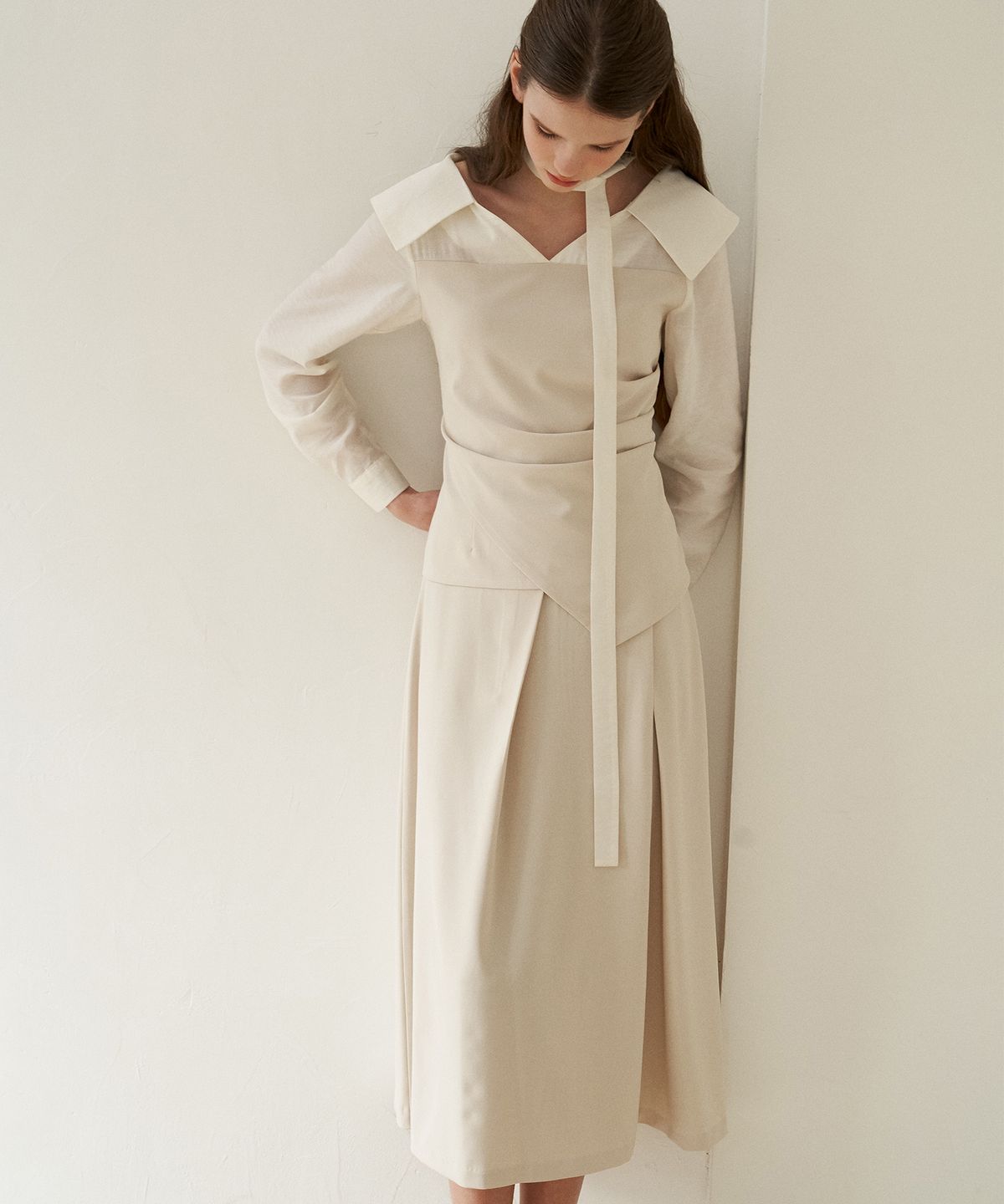 플로브(FLOVE) CLASSIC BLOOM SKIRT(BE)