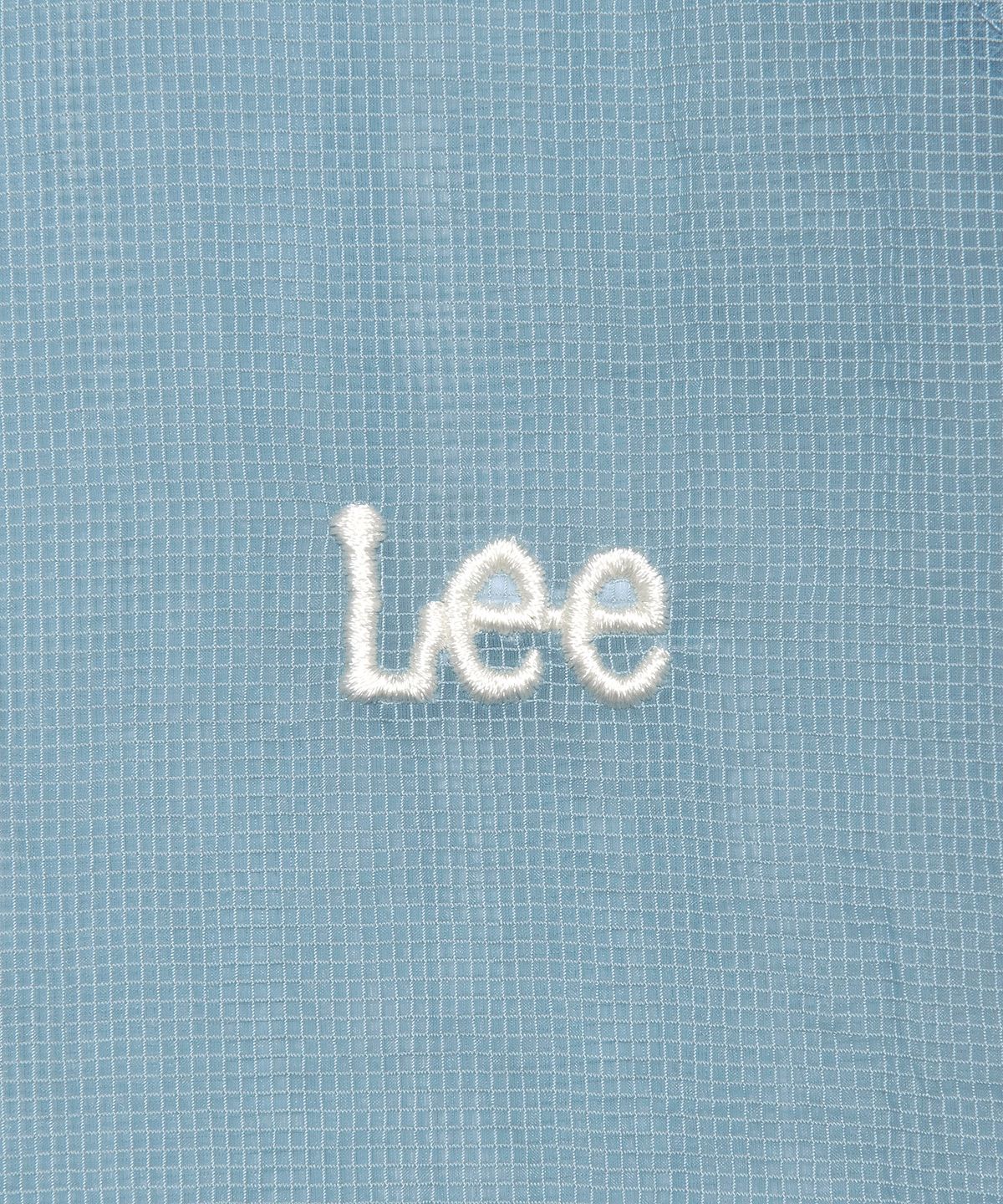 리(LEE) 우먼 나일론 반팔 후드 윈드브레이커 라이트블루