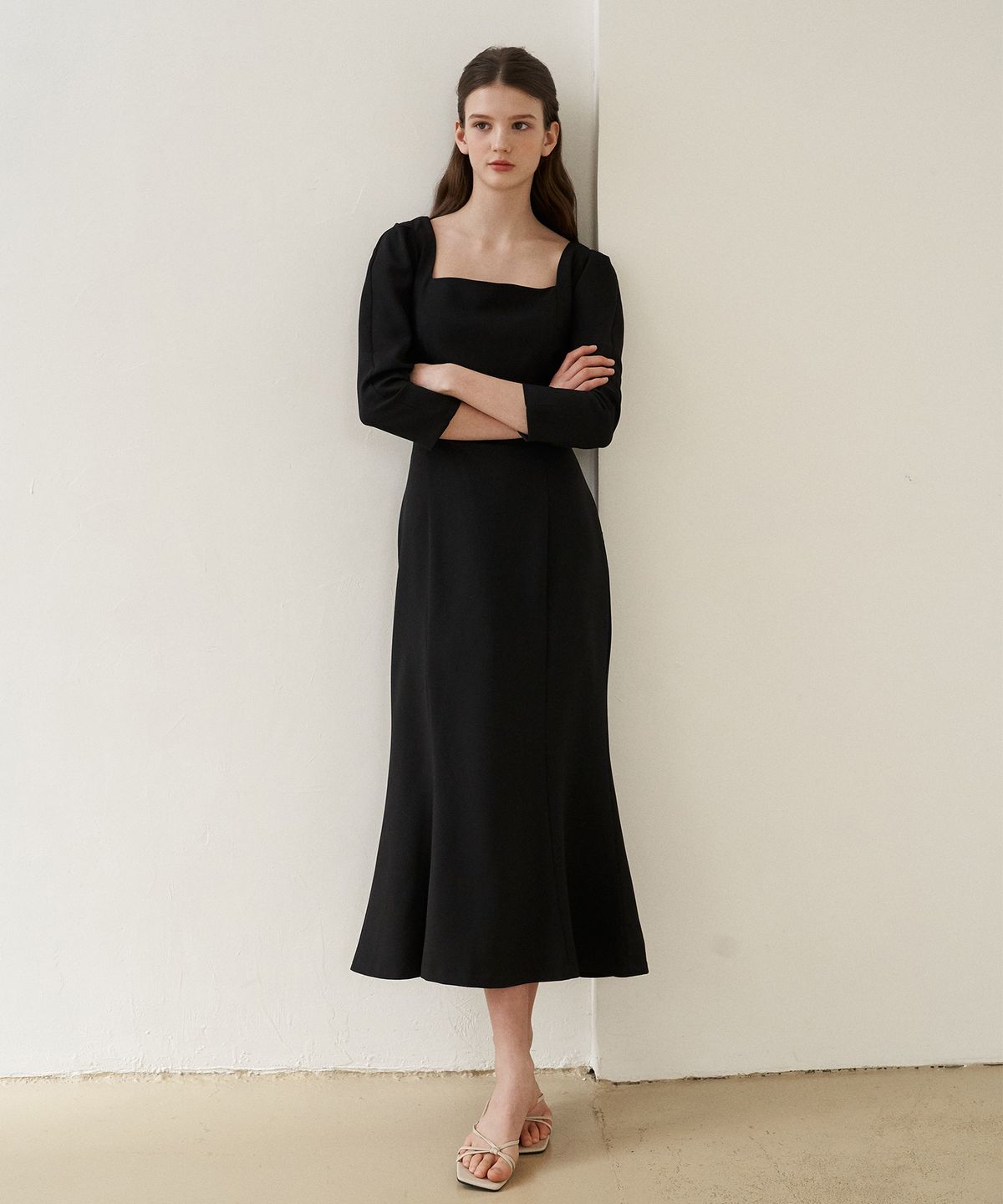 플로브(FLOVE) MER TIE DRESS(BK)