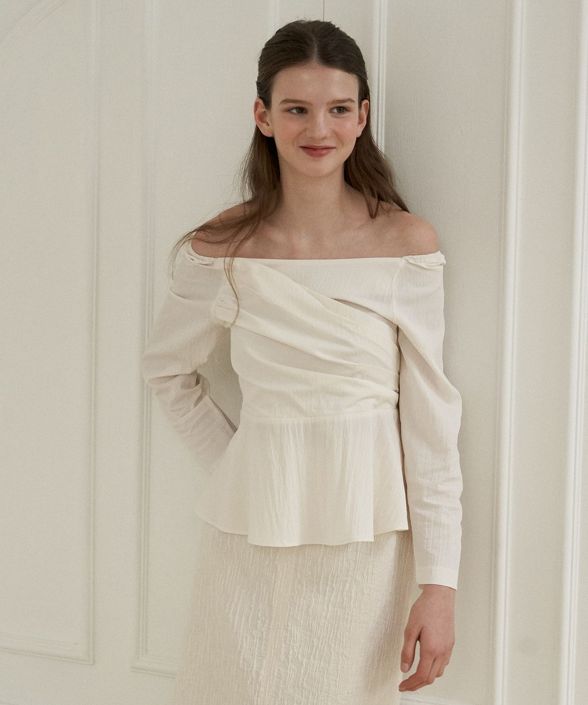 플로브(FLOVE) MUE MUE BLOUSE(YE)
