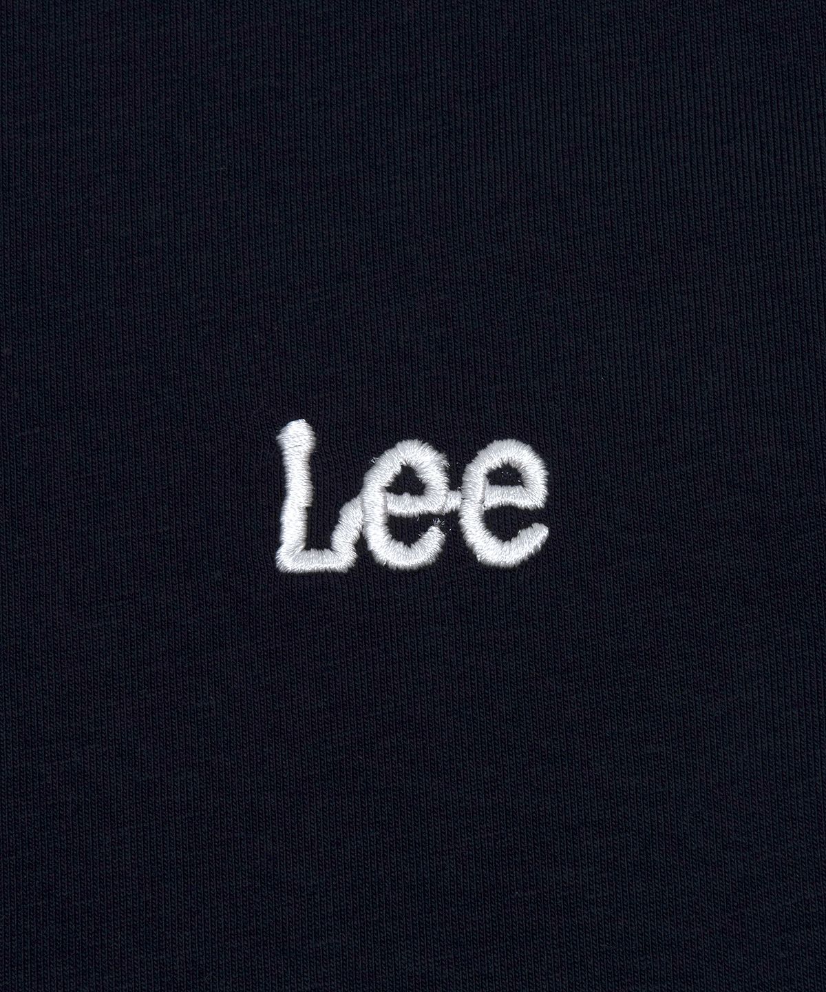 리(LEE) 우먼 스몰 트위치 로고 타이포 티셔츠 네이비