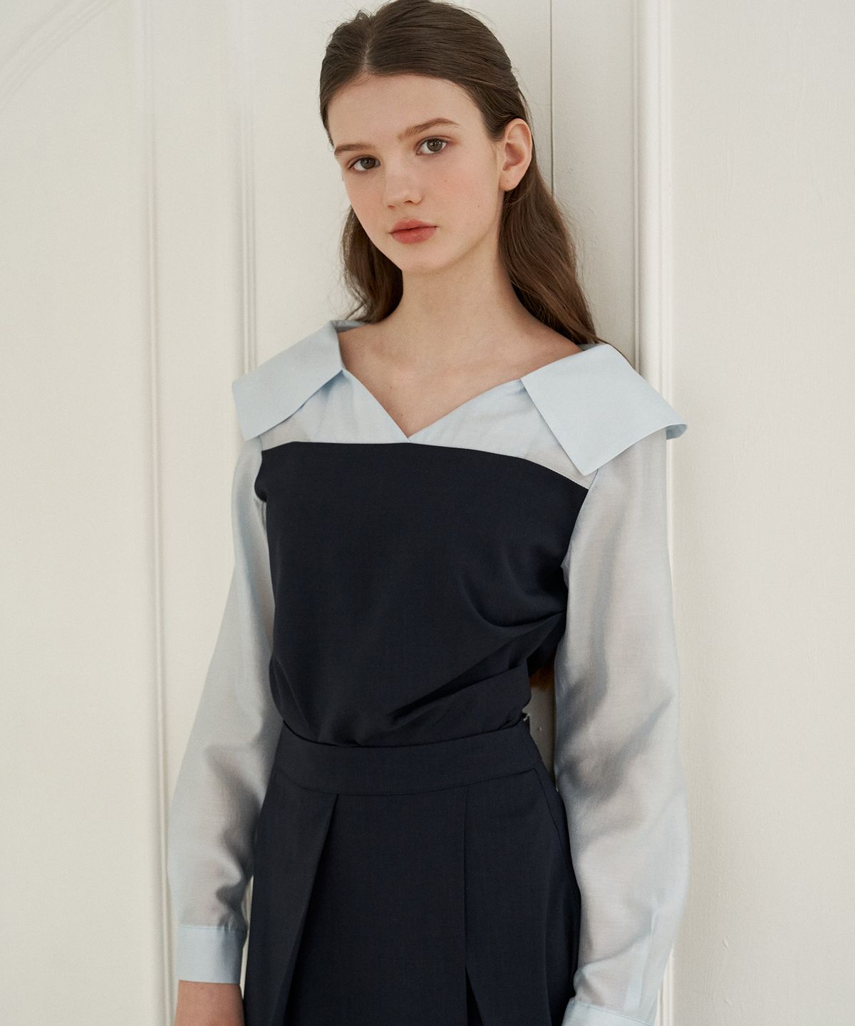 플로브(FLOVE) SOFT DRAPING BLOUSE(NA)