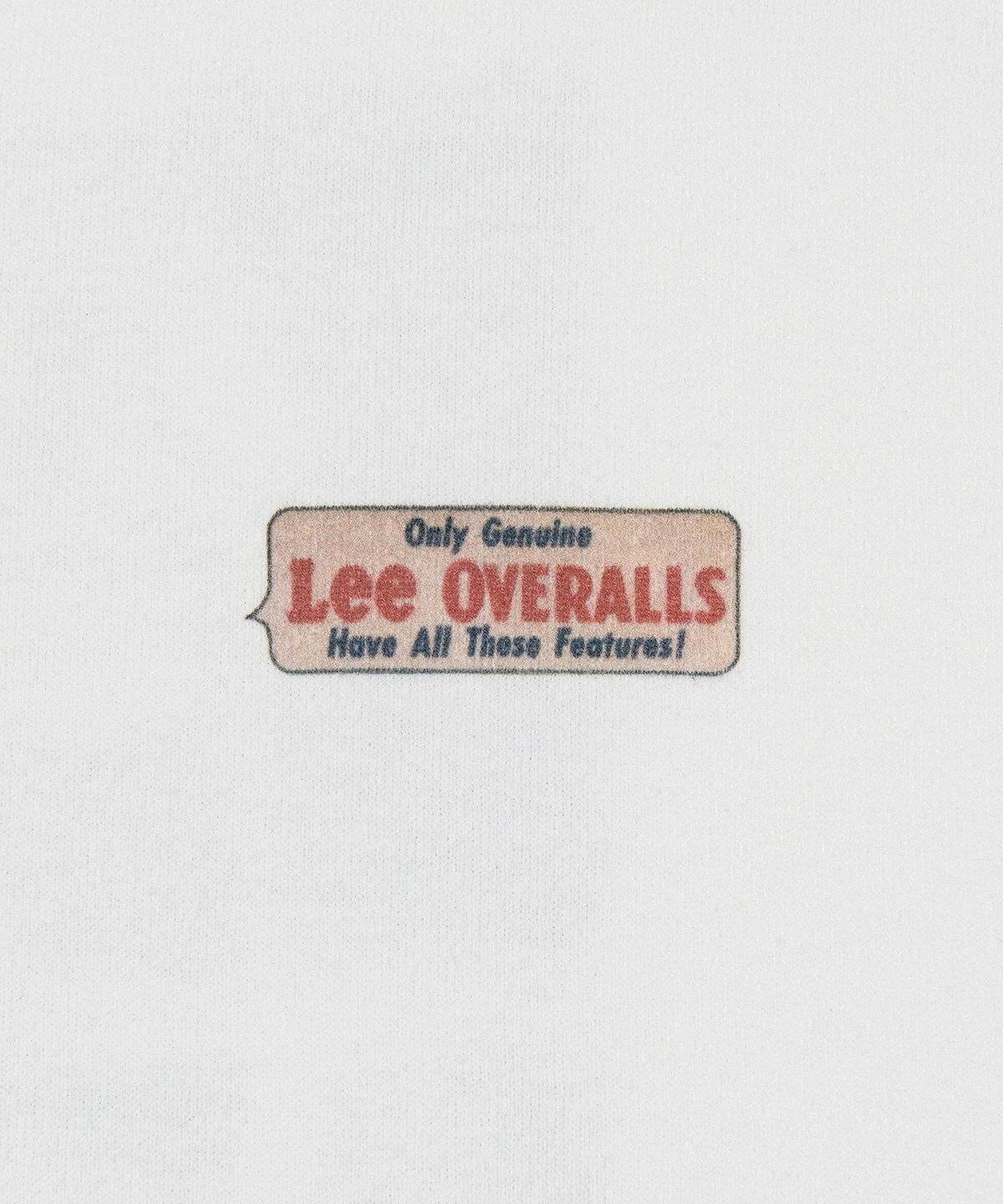 리(LEE) 리 데님 빈티지 라벨 티셔츠 화이트