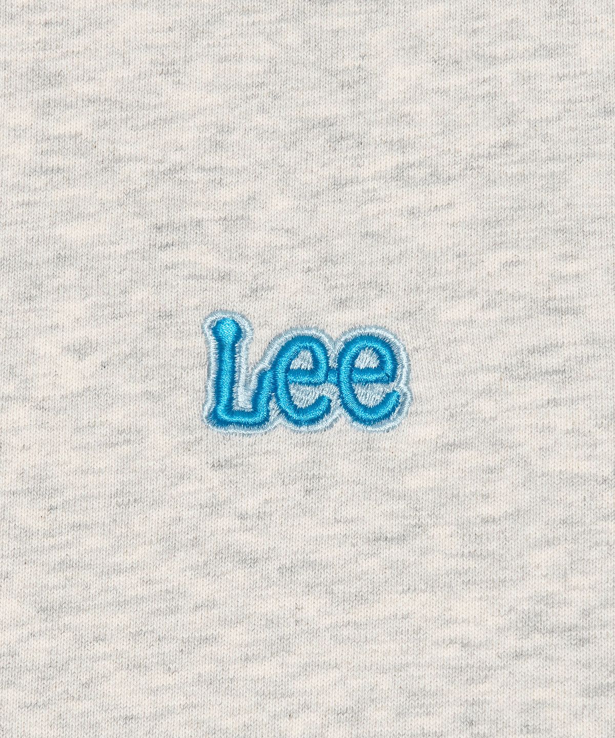 리(LEE) 스몰 트위치 로고 반팔 맨투맨 오트밀