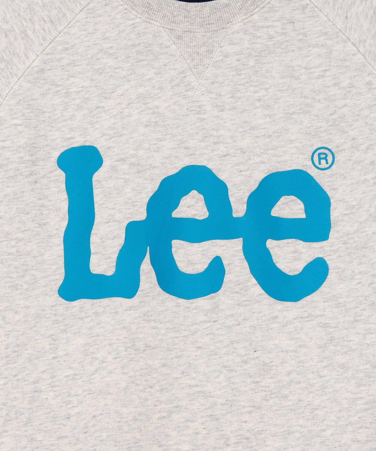 리(LEE) 빅 트위치 로고 반팔 맨투맨 오트밀