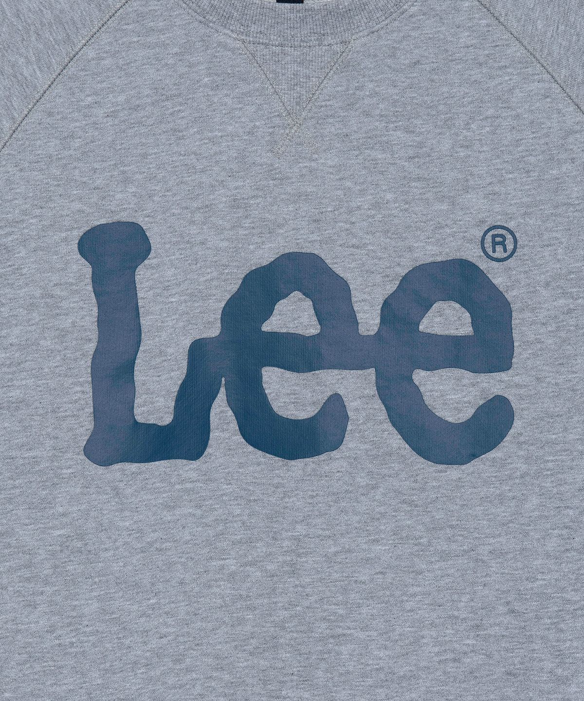 리(LEE) 빅 트위치 로고 반팔 맨투맨 그레이