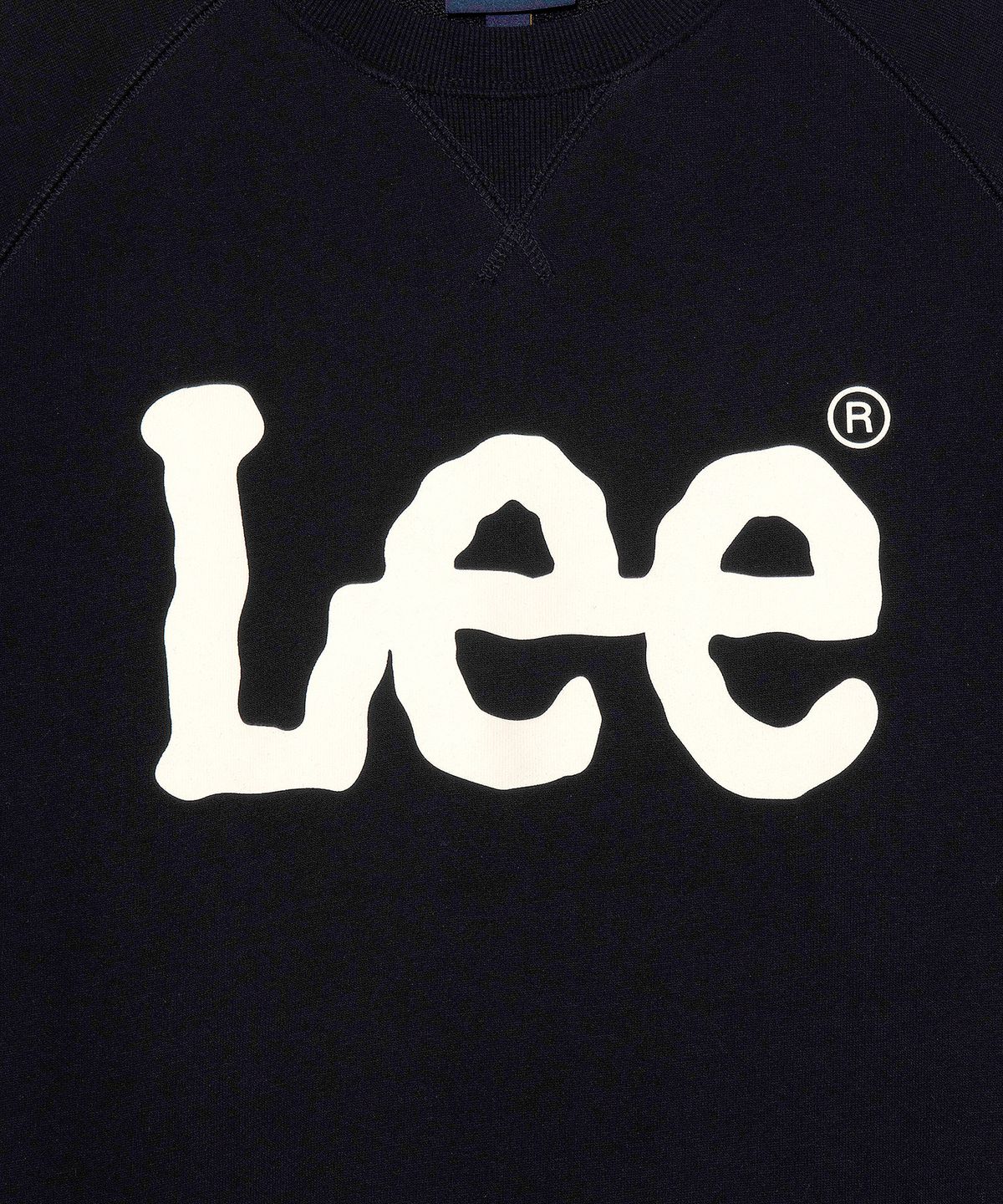 리(LEE) 빅 트위치 로고 반팔 맨투맨 블랙