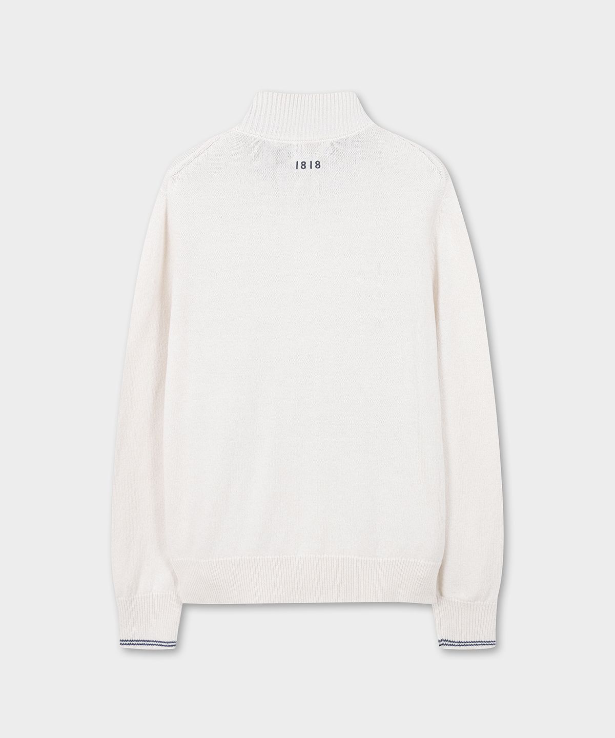 브룩스 브라더스(BROOKS BROTHERS) 린넨 코튼 버튼 모크넥 가디건 (아이보리) (BBWCMF9009BFS)