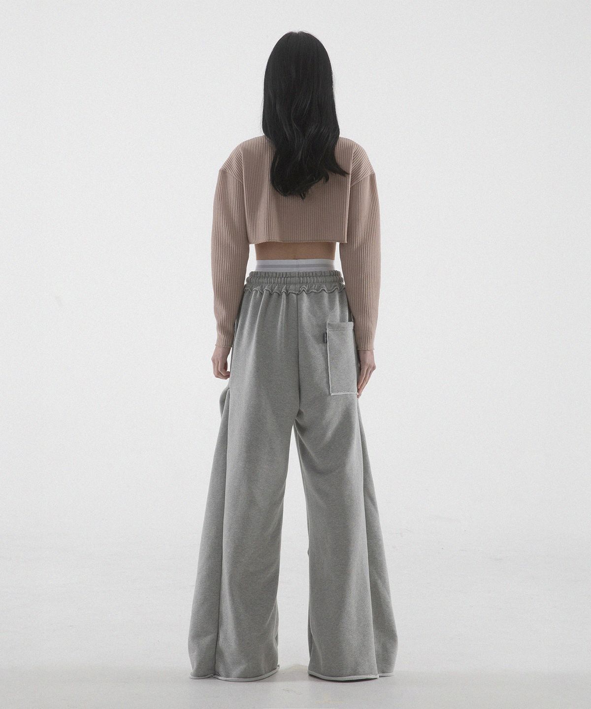 팬쇼(FANSHOW) SIX COLON NINETEEN GEOMETRY PANTS - MELANGE