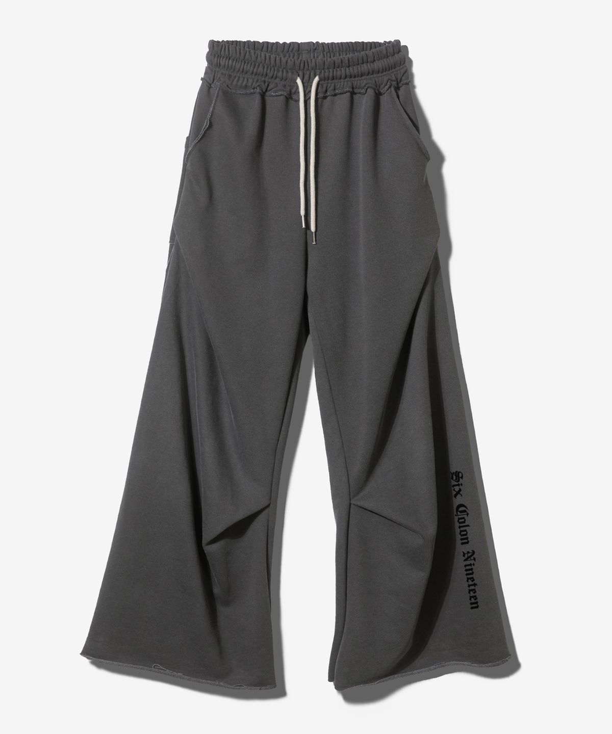 팬쇼(FANSHOW) SIX COLON NINETEEN GEOMETRY PANTS - PIGMENT BLACK