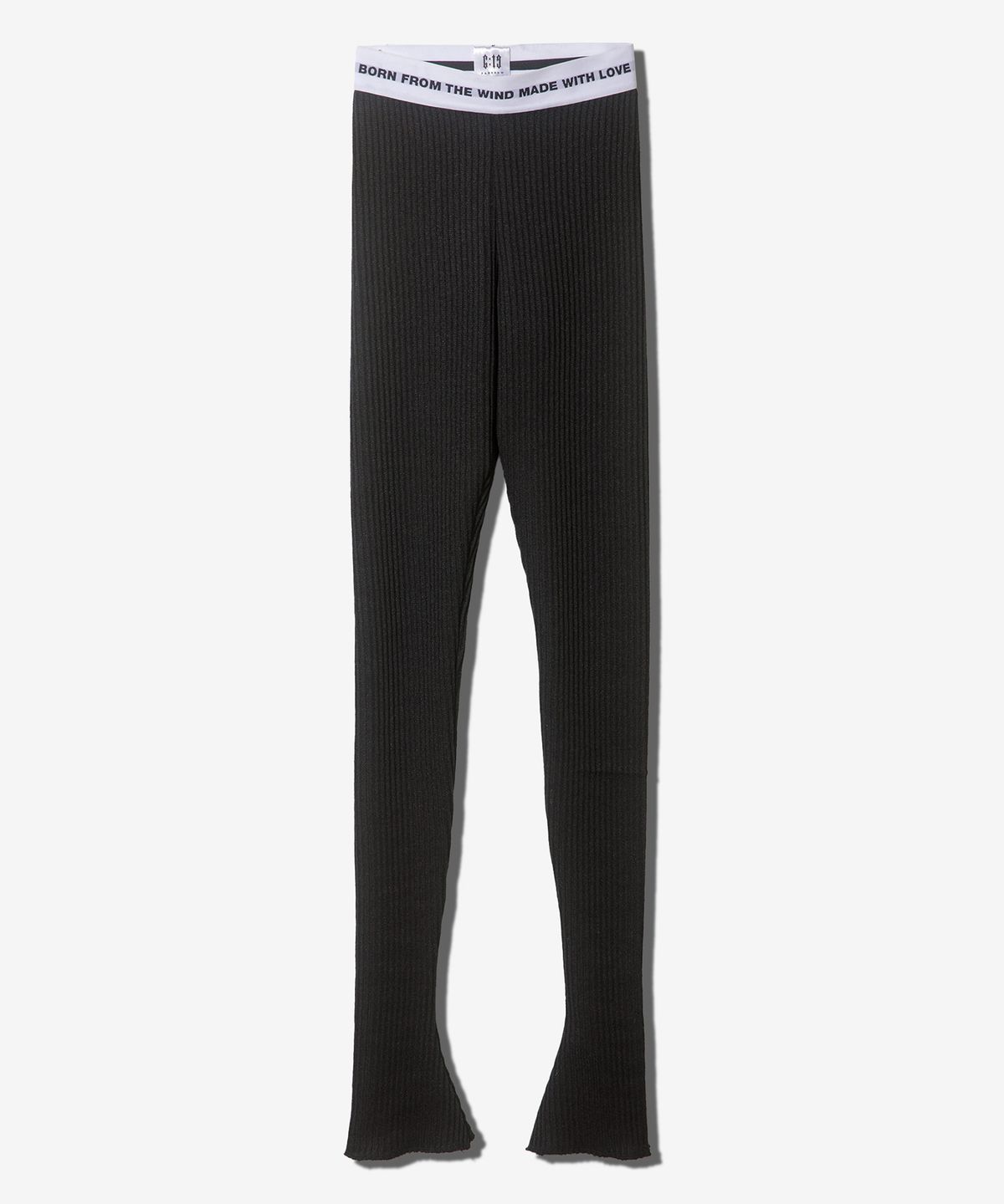 팬쇼(FANSHOW) MWL KNIT LEGGINGS - BLACK