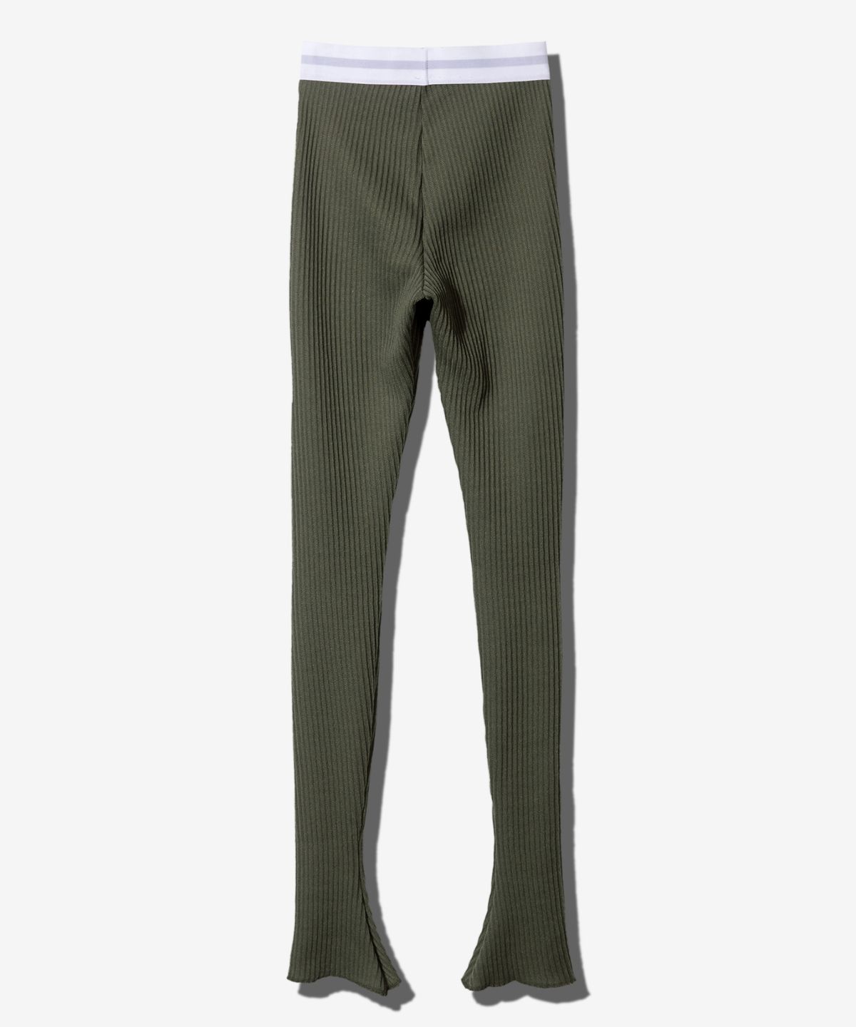 팬쇼(FANSHOW) MWL KNIT LEGGINGS - KHAKI