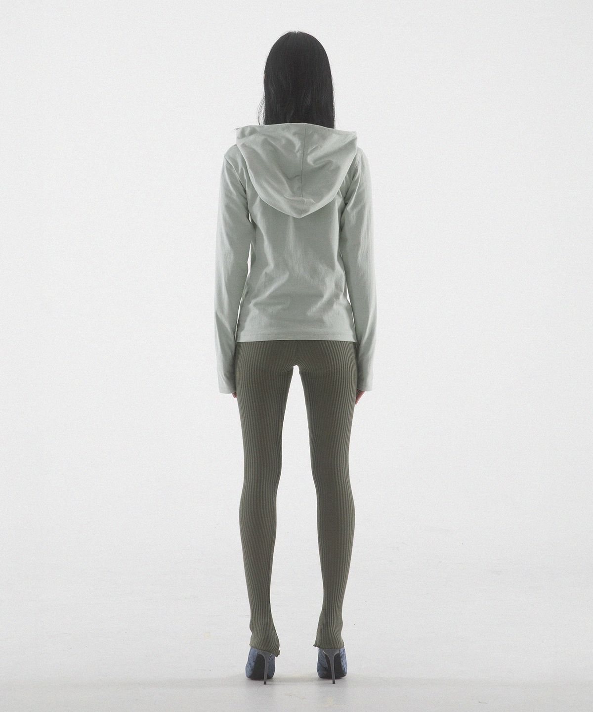 팬쇼(FANSHOW) MWL KNIT LEGGINGS - KHAKI