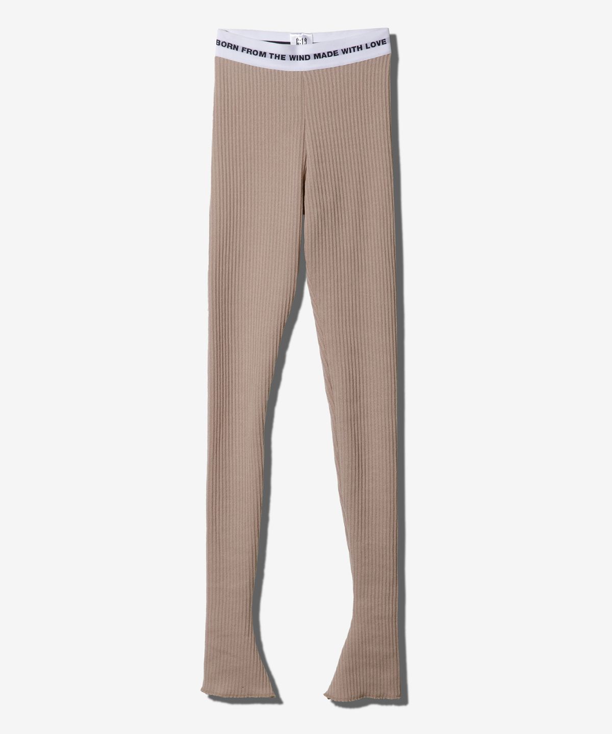팬쇼(FANSHOW) MWL KNIT LEGGINGS - BEIGE