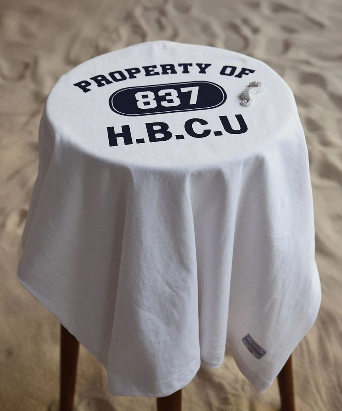 제로라운지(ZEROLOUNGE) [SOFT COTTON] HBCU 프린티드 티셔츠 화이트