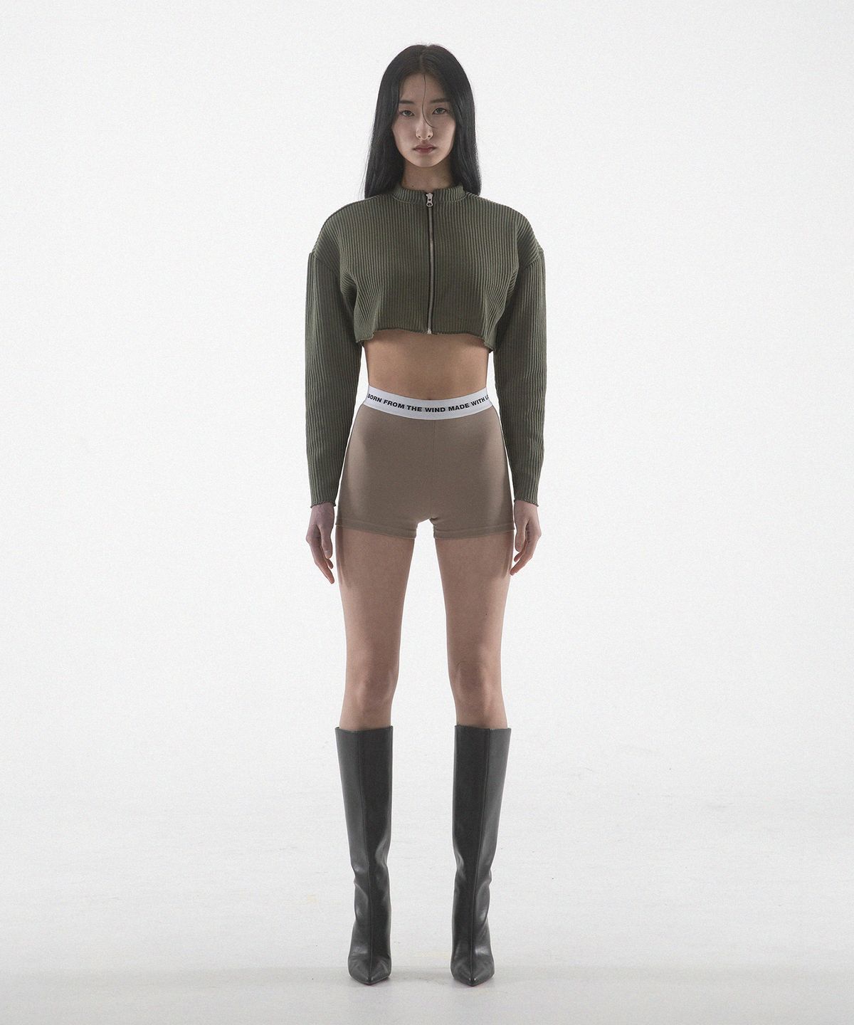 팬쇼(FANSHOW) MWL BIKER SHORTS - SAND