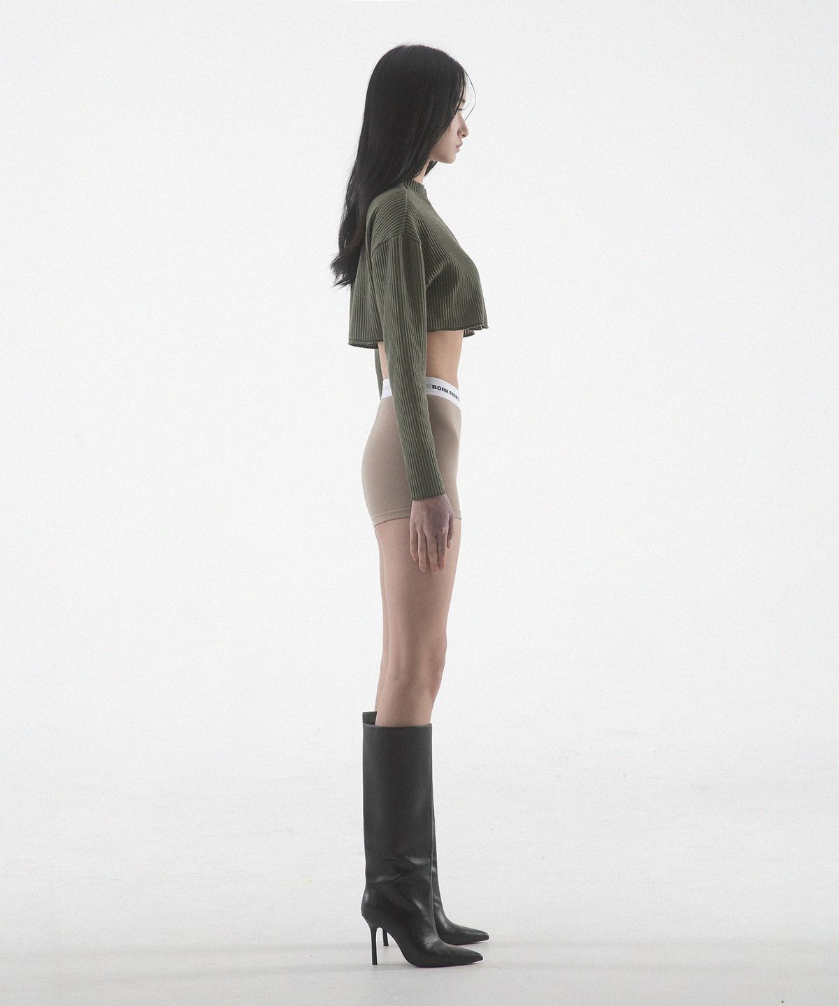 팬쇼(FANSHOW) MWL BIKER SHORTS - SAND