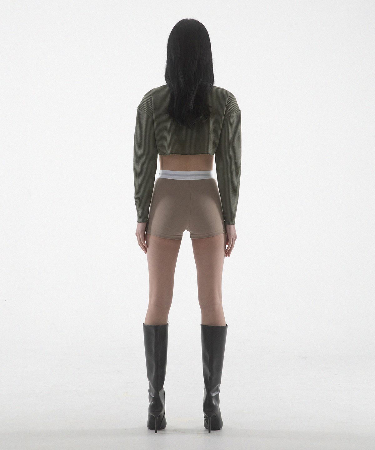 팬쇼(FANSHOW) MWL BIKER SHORTS - SAND
