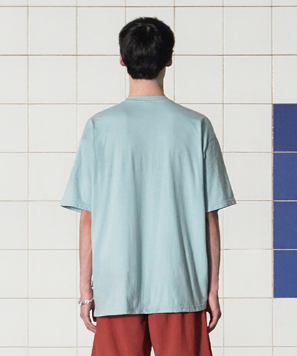 어널로이드(UNALLOYED) 타이다이 스타 로고 티셔츠 / 민트