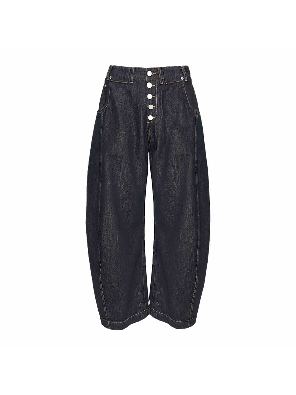 스팁(STEEPC) 80s*Curved denim_Fake button-fly