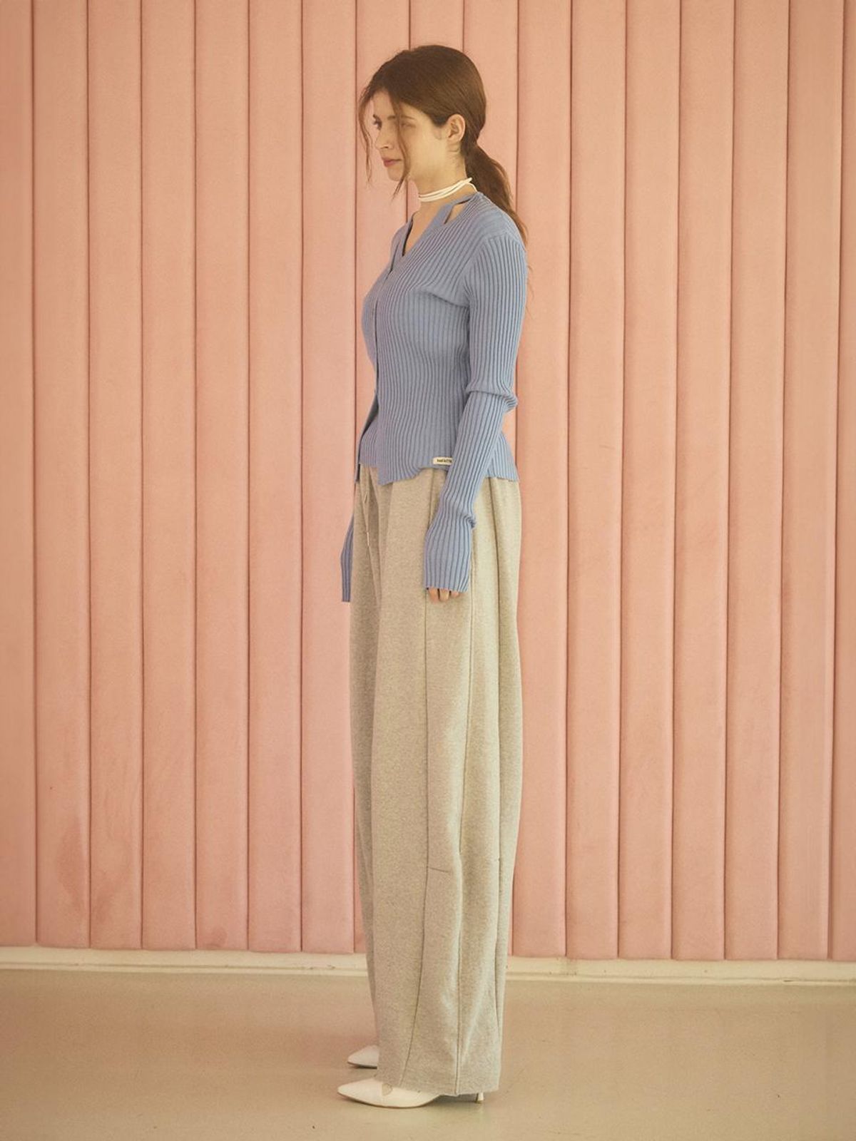 쿨키튼(KOOLKITTEN) Layered V-Neck Cardigan