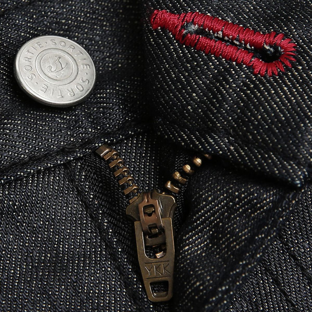 솔티(SORTIE) 570 Wide Denim Trousers (Black)